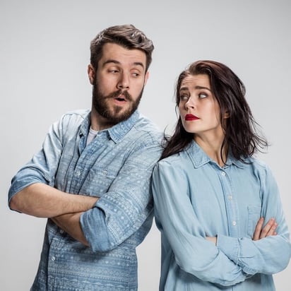 Arguing couple Arguing couple