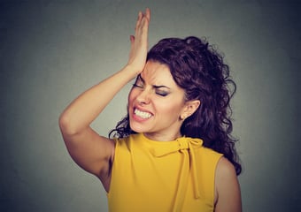 Young woman expressing regret over money advice Canada she did not take